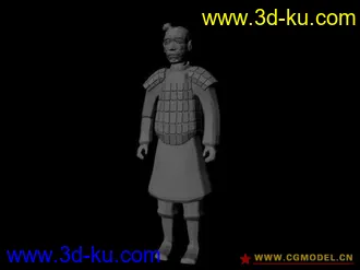 3D打印模型兵马俑的图片